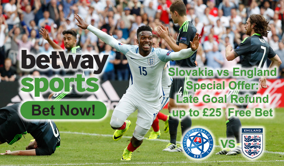 Bet on Slovakia vs England