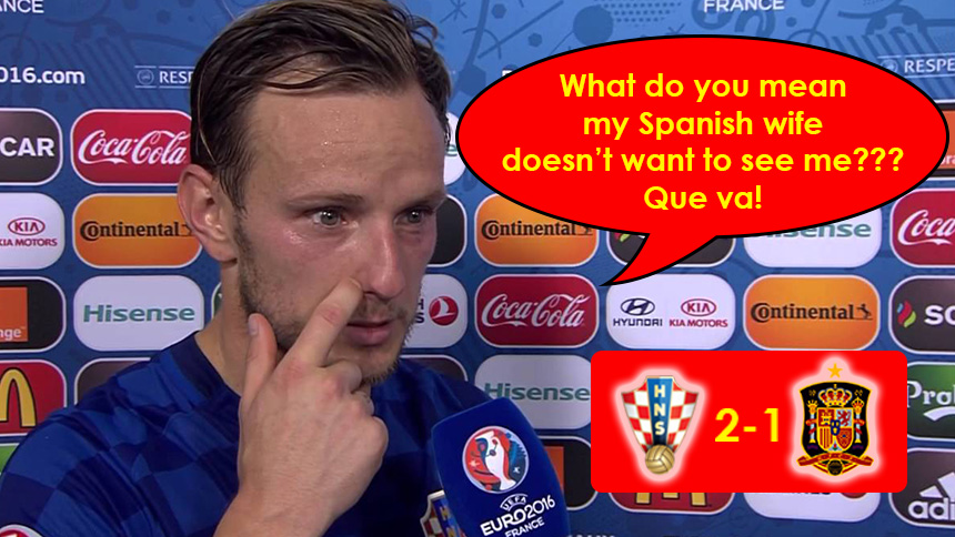 Croatia defeat Spain 2-1