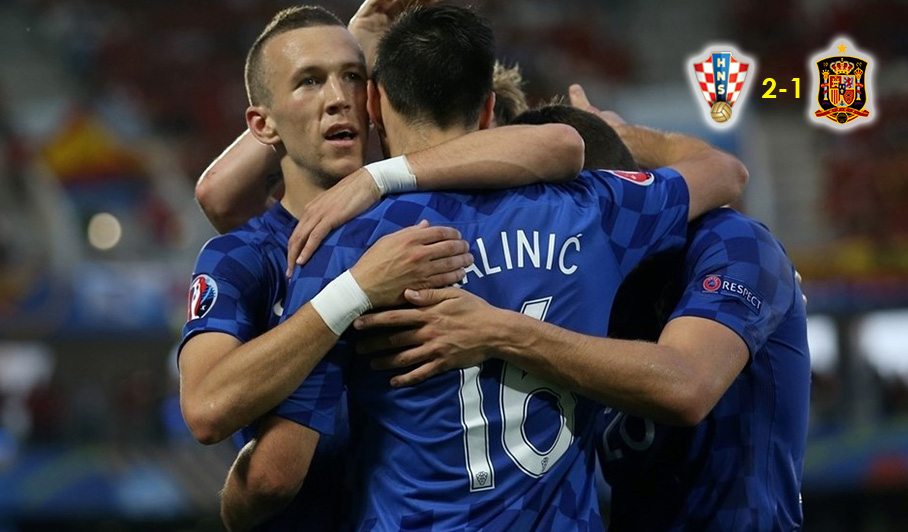Croatia defeat Spain