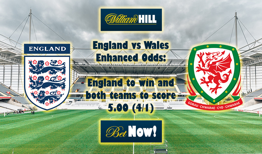 England vs Wales Enhanced Odds