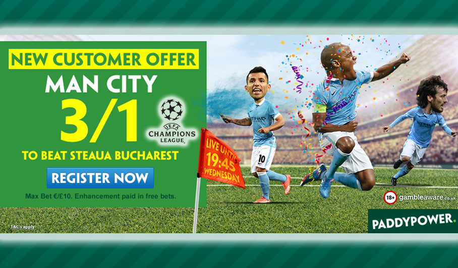 Todays Enhanced Offer Man City