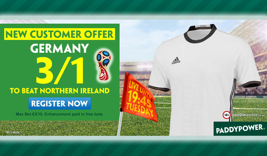 Todays Enhanced Odds - Germany to Beat Northern Ireland