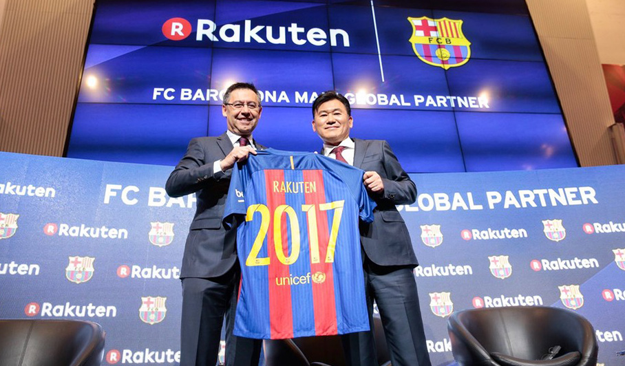 Barcelona Rakuten Sponsorship