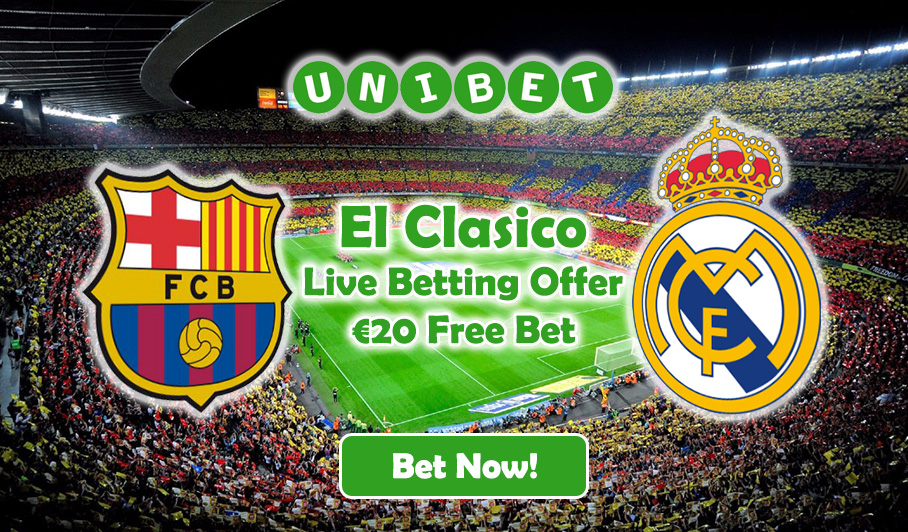Live Betting Offer - El Clasico