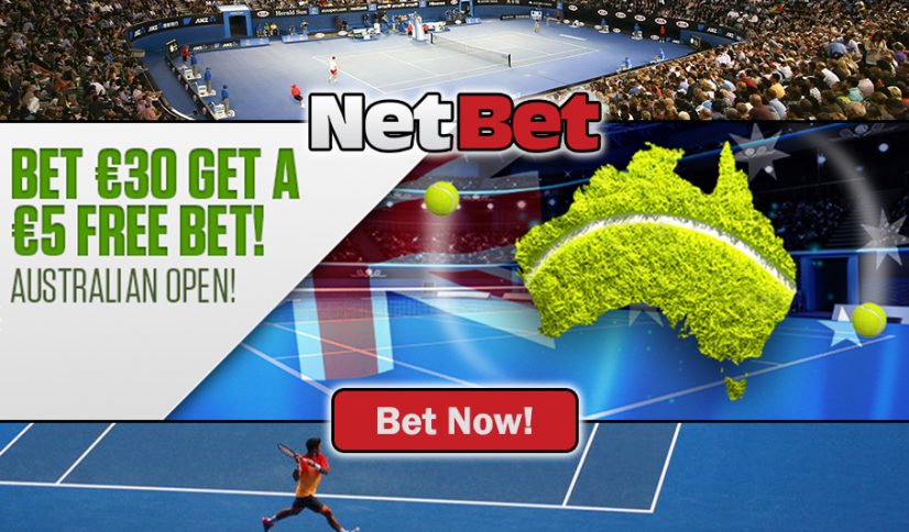 Australian Open Free Bet - NetBet Sports