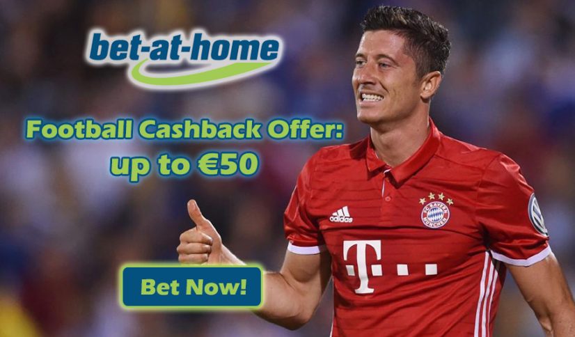 Football Cashback Offer - bet-at-home Sports