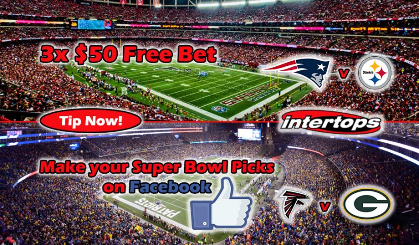 NFL Free Bet - Intertops Facebook Super Bowl