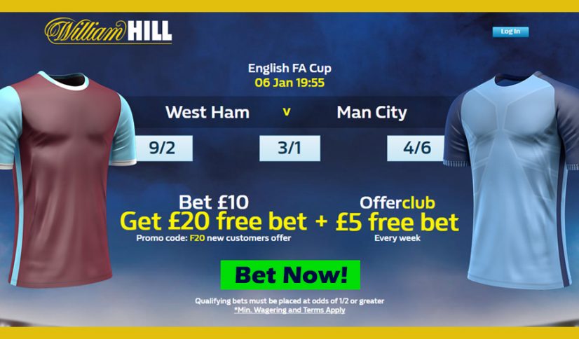 Todays Enhanced Odds - FA Cup William Hill